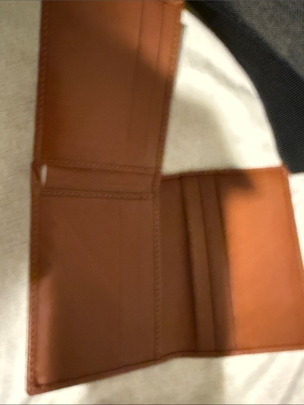 Coach Men's Card Holder in Saddle Brown Leather - Picture 3 of 4